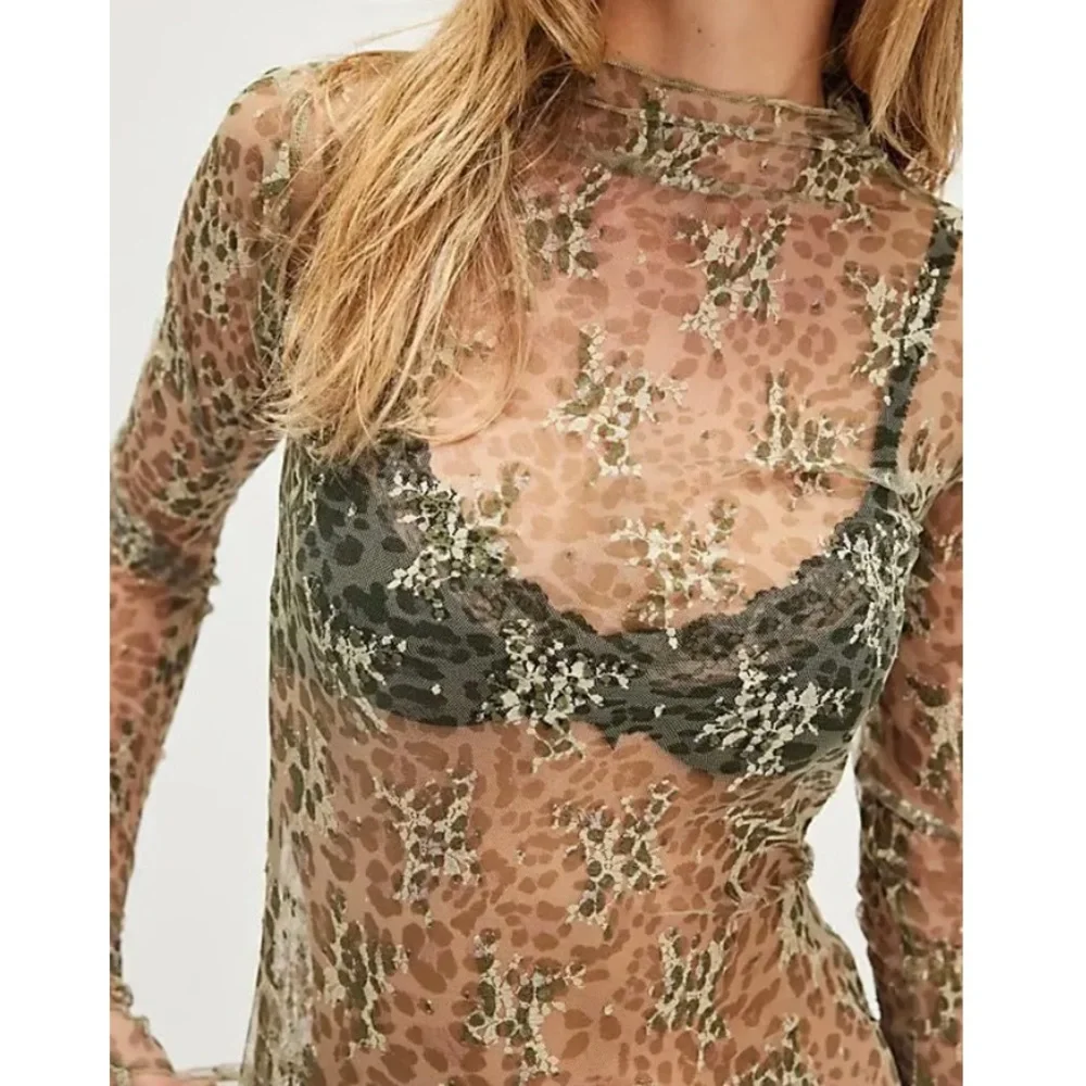 NWOT Lady Lux printed top by Intimately Free People in size Small